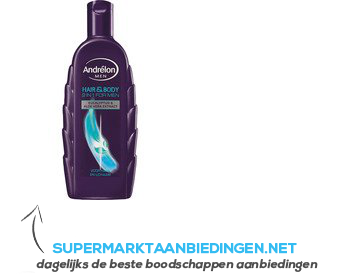 Andrélon Shampoo for men hair & body aanbieding