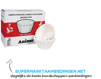 Animo Koffiefilterpapier aanbieding