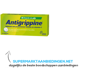 Antigrippine Tabletten aanbieding