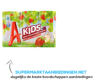 Appelsientje Kids aardbei multipack aanbieding