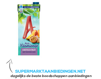 Appelsientje MultiVitamientje exotisch fruit aanbieding