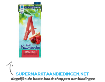 Appelsientje MultiVitamientje rood fruit aanbieding