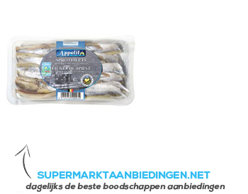 Appetit Sprotfilet gerookt met eikenhout aanbieding