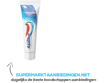 Aquafresh 3-voudige bescherming aanbieding