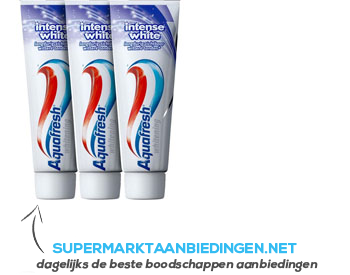 Aquafresh Intense white 3-pack aanbieding