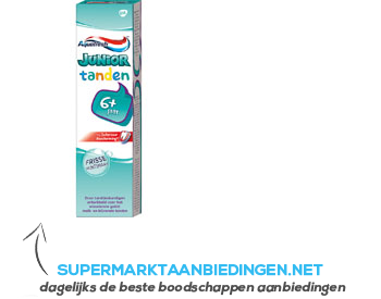 Aquafresh Junior tandpasta 6 jaar aanbieding