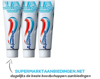 Aquafresh White & shine 3-pack aanbieding