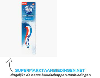 Aquafresh Whitening original paste aanbieding