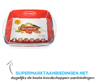 Arcuisine Ovenschaal vierkant 25×22 cm aanbieding