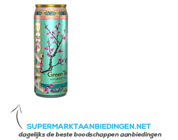 Arizona Green tea and honey aanbieding