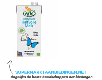 Arla Biologische halfvolle melk, houdbaar aanbieding