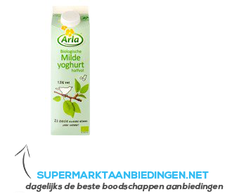 Arla Biologische milde yoghurt halfvol aanbieding