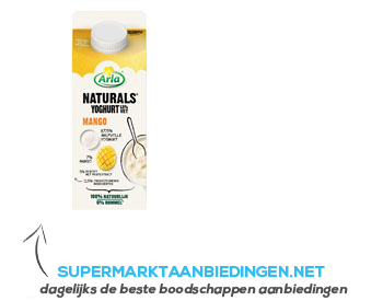 Arla Naturals yoghurt mango aanbieding