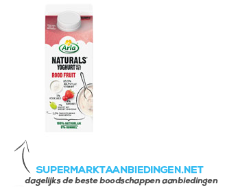 Arla Naturals yoghurt rood fruit