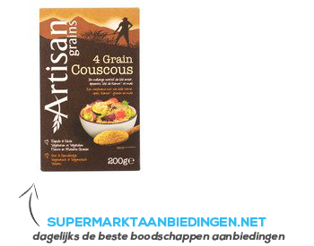 Artisan Couscous vier granen aanbieding