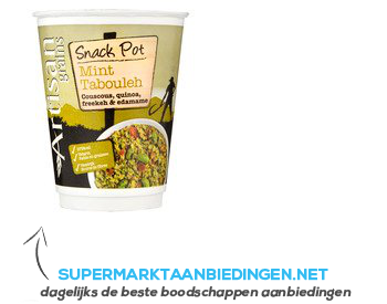 Artisan Snack pot mint tabouleh aanbieding