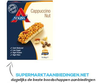 Atkins Cappuccino nut aanbieding