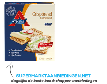 Atkins Crispbread knäckebröd aanbieding