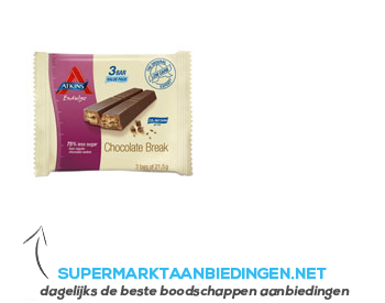 Atkins Endulge chocolade break aanbieding