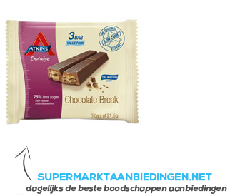 Atkins Endulge chocolate break aanbieding