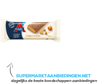 Atkins Fudge caramel aanbieding