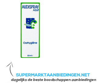 Audispray Oorspray aanbieding