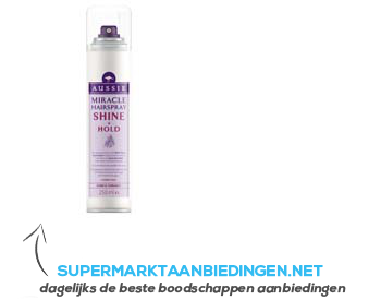 Aussie Hairspray shine flex hold aanbieding