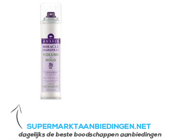 Aussie Hairspray volume flex hold aanbieding