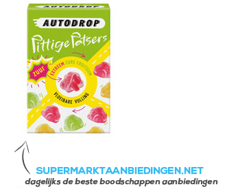 Autodrop Pittige patsers zuur aanbieding