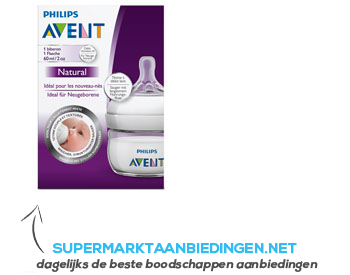 Avent Natural zuigfles new born aanbieding