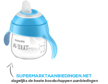 Avent Tuitbeker blauw pinguin 200 ml aanbieding