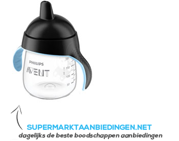 Avent Tuitbeker zwart pinguin 260 ml aanbieding