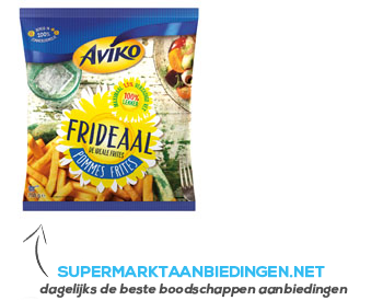 Aviko Frideaal pommes frites max 1,5% verz vet aanbieding