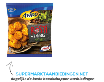 Aviko Rösti rondjes naturel aanbieding