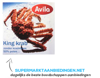 Avila King krab fancy aanbieding