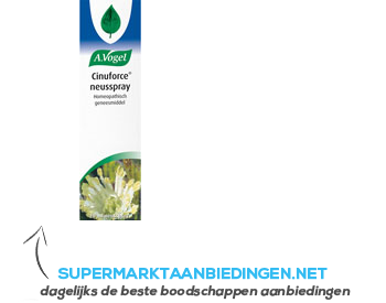 A.Vogel Cinuforce neusspray aanbieding