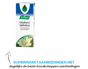 A.Vogel Cinuforce tabletten aanbieding