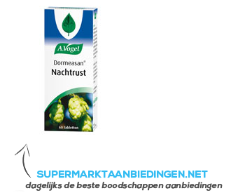 A.Vogel Dormeasan nachtrust tabletten aanbieding