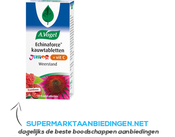 A.Vogel Echinaforce junior vitamine C aanbieding