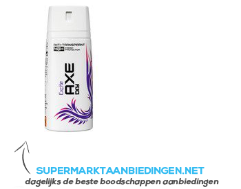 Axe Anti-transpirant spray excite aanbieding