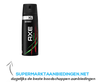 Axe Deodorant spray Africa aanbieding