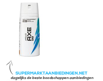 Axe Deodorant spray anti-transpirant apollo aanbieding