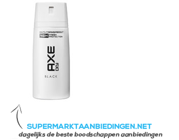 Axe Deodorant spray anti-transpirant black aanbieding