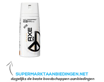 Axe Deodorant spray anti-transpirant peace aanbieding
