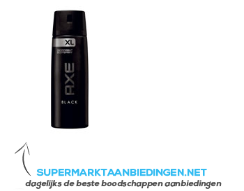 Axe Deodorant spray black aanbieding