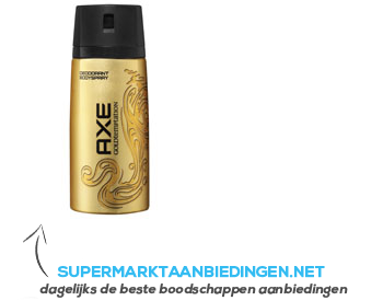 Axe Deodorant spray gold temptation aanbieding