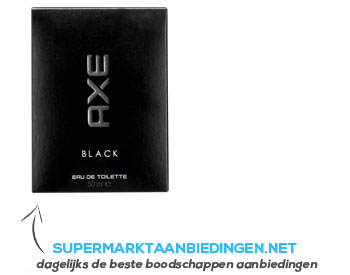 Axe Eau de toilette black aanbieding