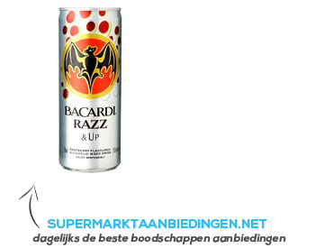 Bacardi Razz & up aanbieding