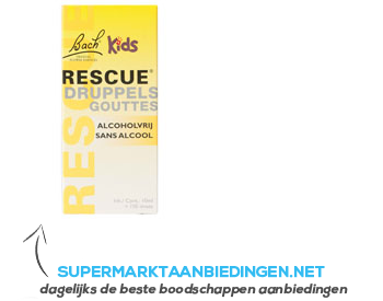 Bach Rescue druppels kids aanbieding