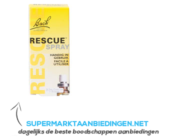 Bach Rescue spray aanbieding